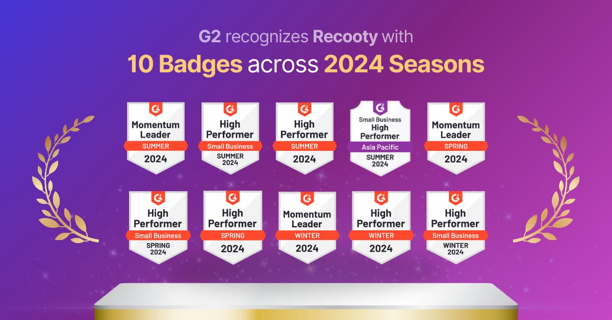 G2 Recognizes Recooty with 10 Badges Across 2026 Seasons | Celebrating Mid-Year Success