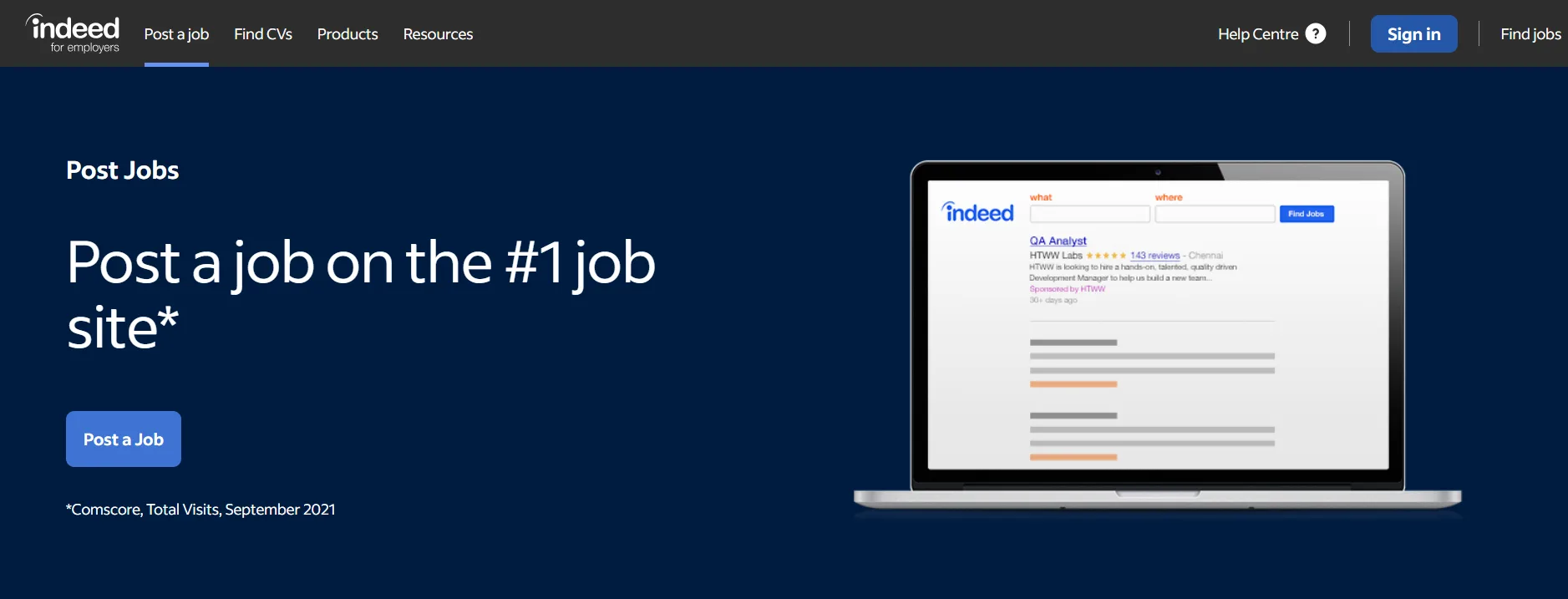 Indeed Job Posting