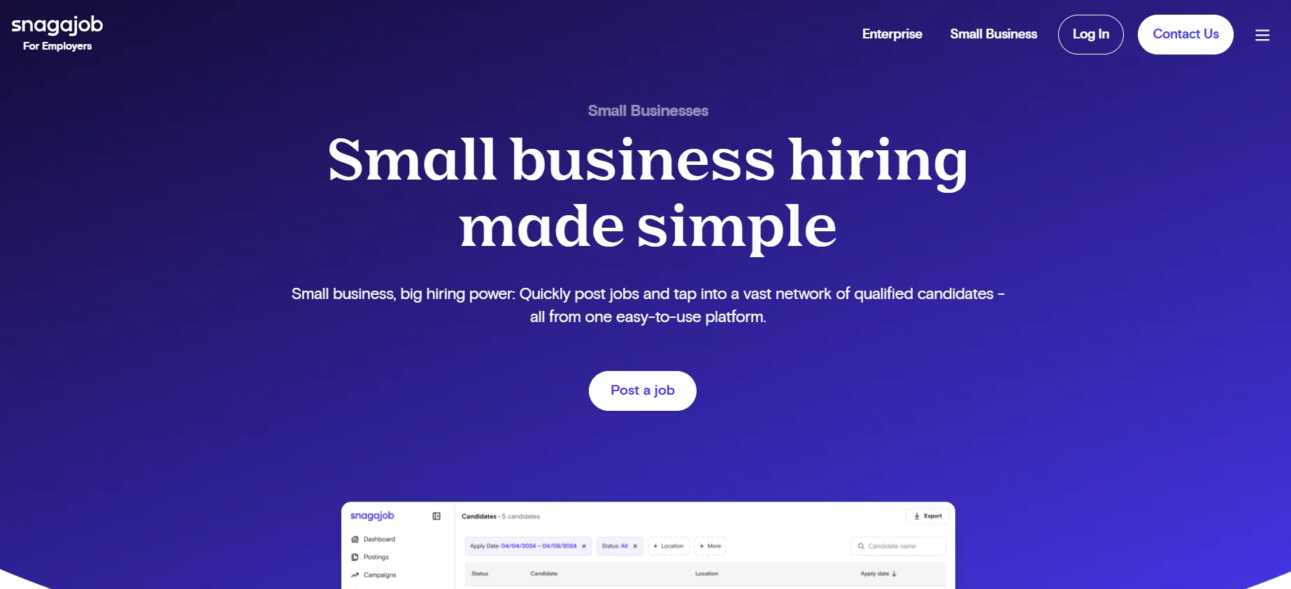 Snagajob job posting