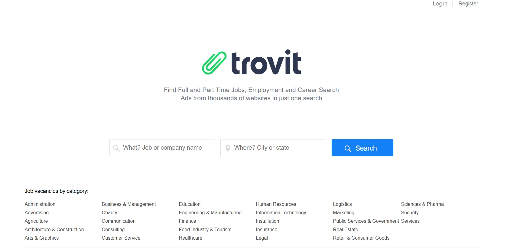 Trovit job posting