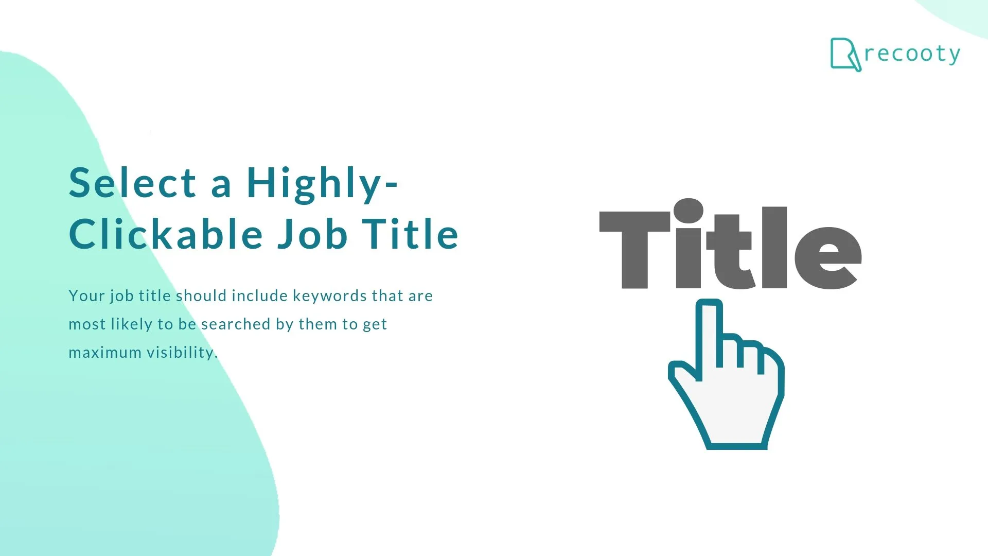 Select a highly clickable job title 2