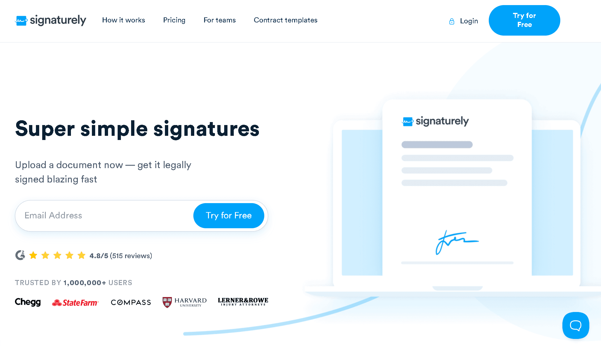 signaturely screenshot
