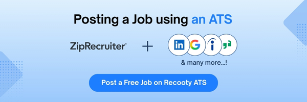 Post Job on Ziprecruiter using Recooty