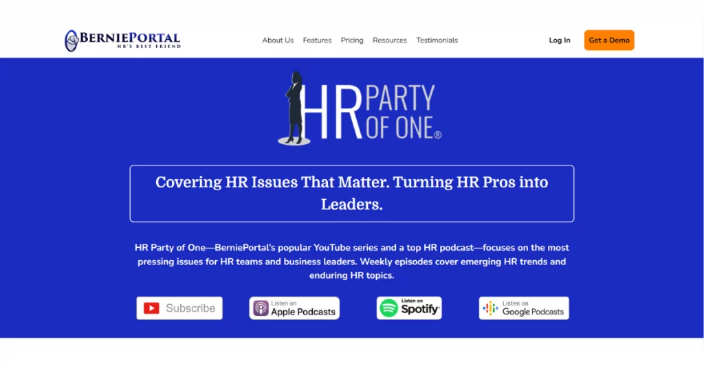 HR Party of One