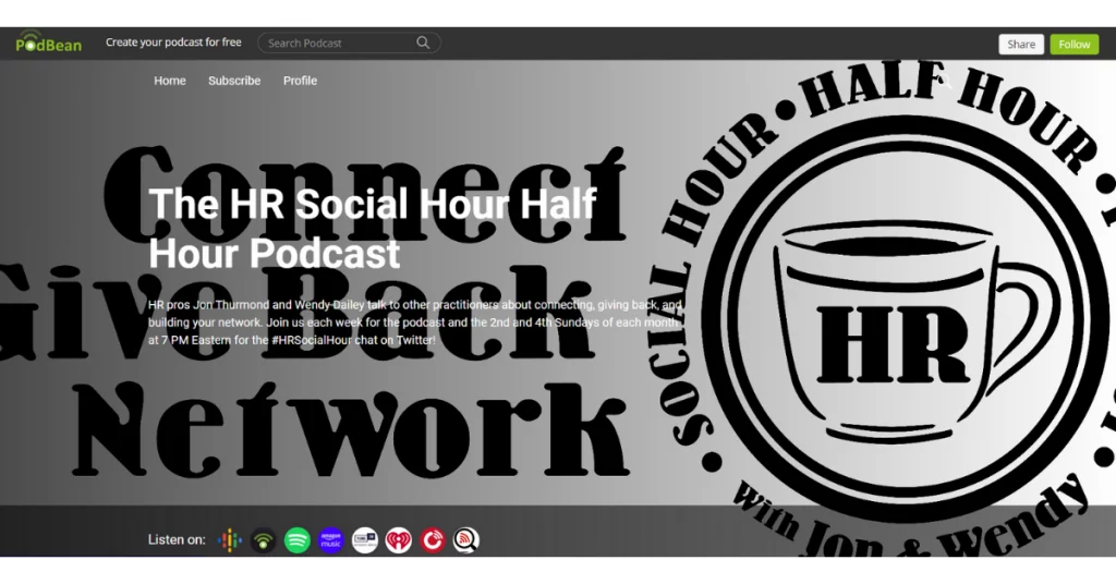 The HR Social Hour Half Hour Podcast