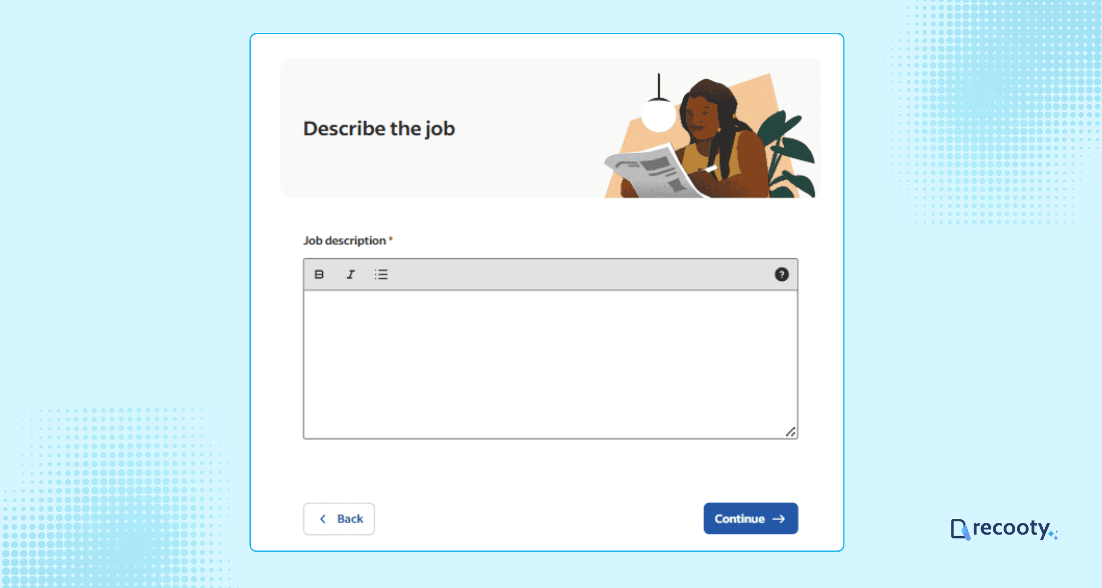 Write the job description