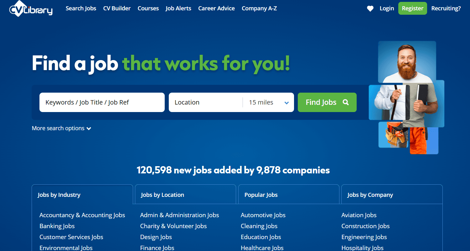 CV Library job board UK