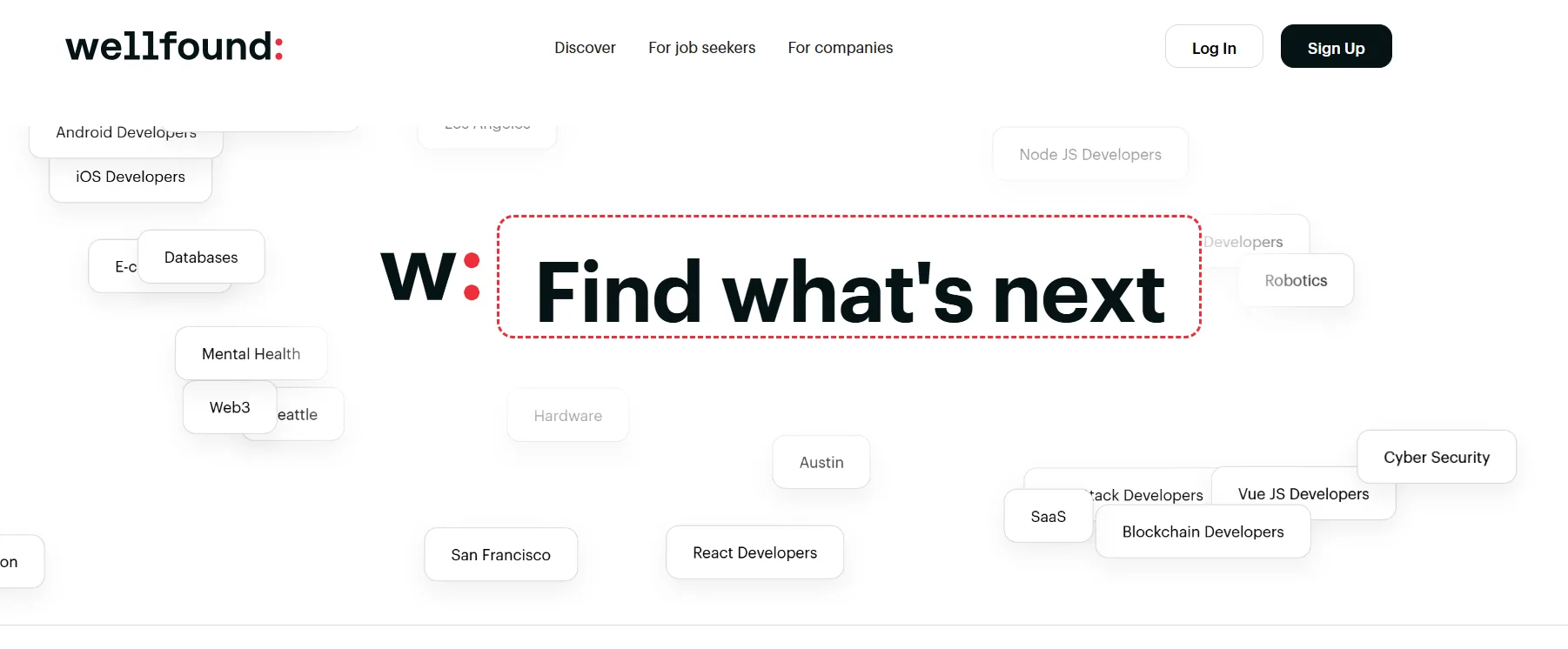 Wellfound (Anglelist) job board
