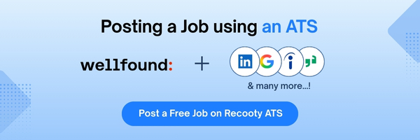 Post Job on Wellfound using Recooty